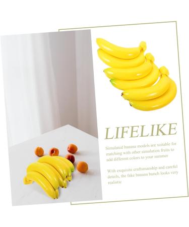 ABOOFAN 9 Pcs Simulated Banana Toddler Ornament Fruit Model Decor Food Toys Scene Adornment Toys for Toddler Photo Ornament Decorations for Home Artificial Fruit Home D cor Window Foam - Buy Online on GoSupps.com