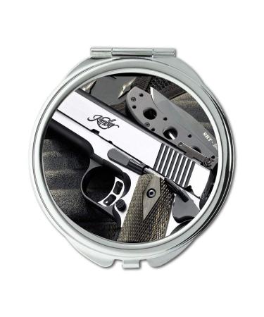 YENDOSTEEN Mirror Travel Mirror gun holder for car Round Mirror hd gun s p pocket mirror portable mirror