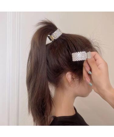 3 Pcs Rhinestone Hair Claw Clips - Stylish Hair Accessories for Women and Girls - Buy Online on GoSupps.com