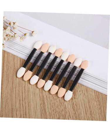 Healeved 40pcs Sponge Stick Double Ended Makeup Brush Glitter Makeup Brushes Tool Household Plastic Abs - Buy Online on GoSupps.com
