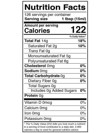 Kevala Toasted Sesame Oil Organic 1/2 Gallon (1 892ml) - Buy Online on GoSupps.com