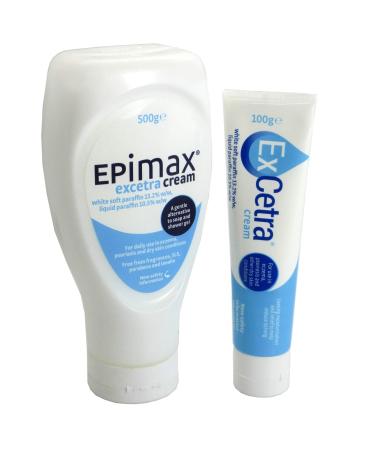 ExCetra Emollient Cream 100g + 500g for Eczema and Psoriasis