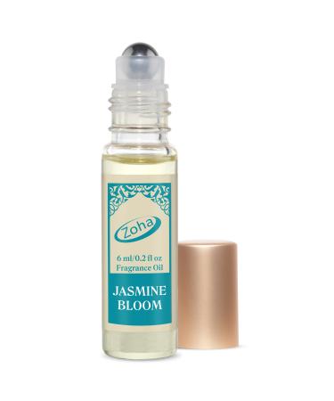 Zoha Jasmine Bloom Oil Perfume for Women & Men Roll On Perfume Oil and Jasmine Perfume Spray Alcohol Free Skin Moisturizing Jasmine Oil Perfume 0.5 Ounce