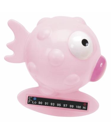Chicco Pink Fish Bath Thermometer - Accurate Temperature Monitor for Safe Bathing | International Shipping Available - Buy Online on GoSupps.com