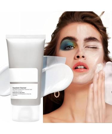 Squalane Face Cleanser Face Wash for Gently Cleaning Pores Gentle Cream Cleanser with Squalane Face Cleanser for Dry & Sensitive Skin Moisturising Cleanser Squalane Oil Remover Oil Based Cleanser - Buy Online on GoSupps.com