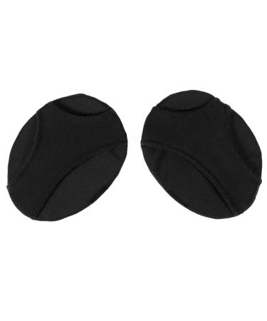 Artibetter Silicone Gel Pads Insoles 1 Pair 2 Holes Forefoot Metatarsal of Foot Cushions Forefoot for for Shoes Pads- L (Black) High Heel Sole Insoles Sole Insoles Sole Insoles Sole Insoles