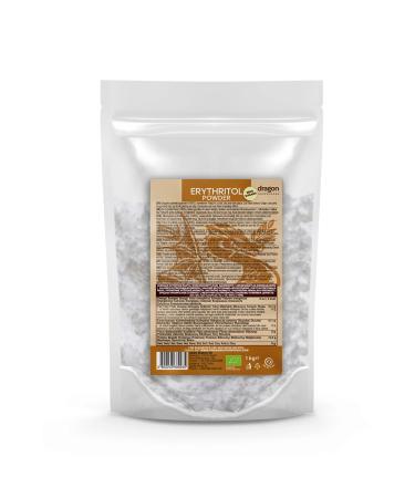 Dragon Superfoods Organic Erythritol - Powder 100% Organic Vegan Zero Calories-1kg
