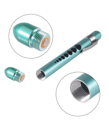 Almocn 2-Pack Pen Lamp for Nurses - Reusable White Light with Pupil Teaching Ruler - Stylish Blue-Green & Rose Gold - Buy Online on GoSupps.com