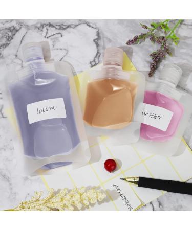 Travel Bottles Set - 15 Pieces 100ml Squeeze Bottles for Toiletries Perfect for Air Travel Shampoo Gel & Cream - Mulaibdin - Buy Online on GoSupps.com