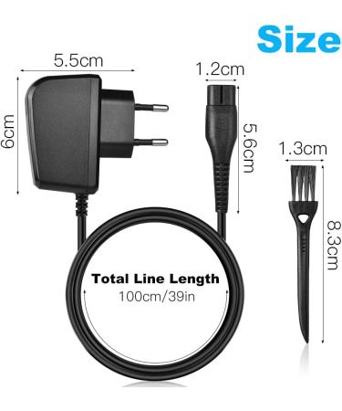Vicloon 4.3V 70mA Philips Razor & Shaver Charger | Compatible with QP2528 QP2520 MG3730 & More | International Shipping - Buy Online on GoSupps.com