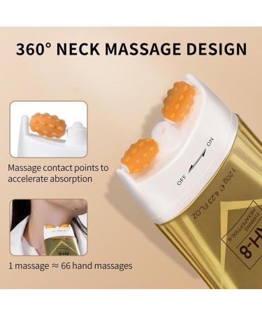 Uzionie Firming Neck Cream firming cream for the neck 360 roller massage design for reducing wrinkles moisturizing firming 100 g - Buy Online on GoSupps.com