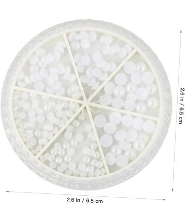 minkissy 3 Boxes Nail Decorations Exquisite Manicure Ornaments Rhinestone Jewelry Diamond Decorations Rhinestone Trim Nail Jewels Pearl Diy Manicure Charms Abs 3d Bulk Accessories White - Buy Online on GoSupps.com