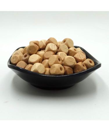 200pcs 10mm Beech Wooden Cube Beads for DIY Handmade Mom Beading - Natural Wood Square Beads (10mm) - Buy Online on GoSupps.com