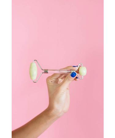 Skin Gym Jade Facial Roller Massager - Anti-Aging Face Lift Tool for Wrinkles & Fine Lines - Buy Online on GoSupps.com