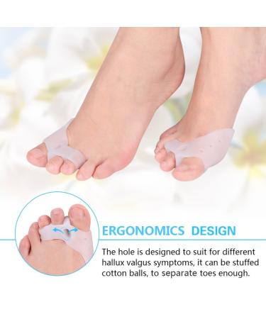 Piede Silicone Hallux Valgus Corrector Bunion Relief Toe Separator for Men and Women - 1 Pair - Buy Online on GoSupps.com