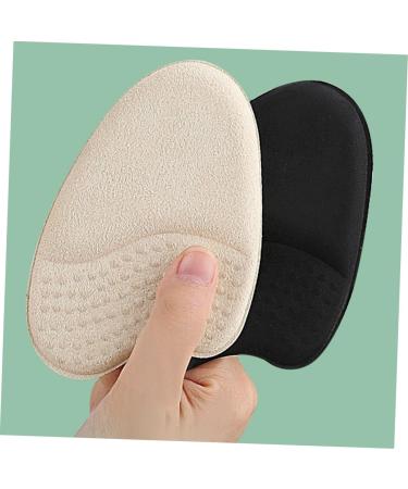 NOLITOY Metatarsal Foot Pads - 3 Pairs Non-Slip Forefoot Shoe Inserts for High Heels | Comfortable Flannel Sole Pads - Buy Online on GoSupps.com