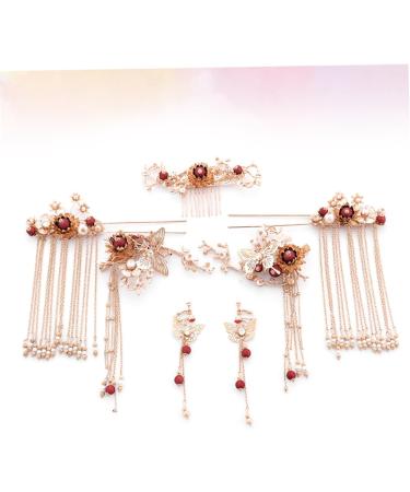 FRCOLOR Set of 7 Wedding Headpieces Wedding Hair Accessories Gold Hair Accessories Antique Bridal Hair Accessory Headpiece for the Bride Xiuhe Clothing M Alloy - Buy Online on GoSupps.com