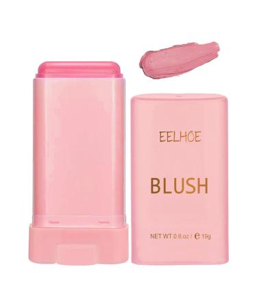 Moisturizing Makeup Blusher Stick - Blusher Balm Solid Moisturizing Stick Face Cream Blusher | Cheeks Blusher Creamy Makeup Cheeks Blusher Beauty Blusher for Face Pink
