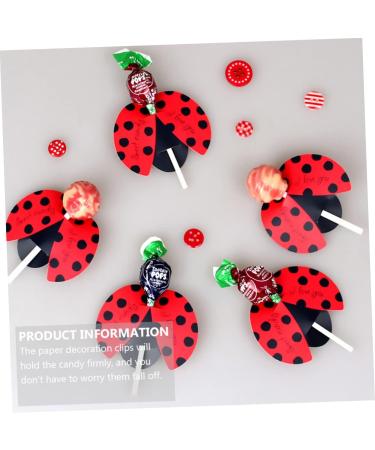  MERRYHAPY MERRYHAPY 150 Pieces Decorative Lollipop Cards Decorative Lollipop Card Decoration Candy Decorations Cartoon Paper Card Decorative Card - Buy Online on GoSupps.com