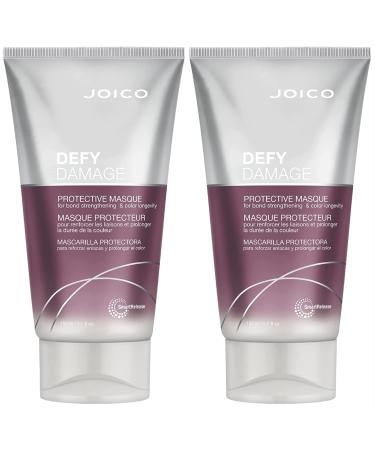 Joico Defy Damage Protective Masque | For Color-Treated Hair | Strengthen Bonds & Preserve Hair Color | With Moringa Seed Oil & Arginine 5.1 Fl Oz (Pack of 2)
