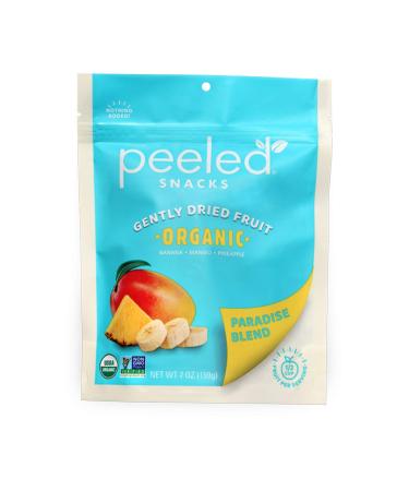 Peeled Snacks Organic Dried Fruit, Paradise Blend, 7 Ounce