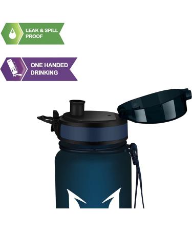 Super Sparrow 1.5L Leak-Proof Water Bottle | BPA-Free Sports Bottle for School Sports & Cycling - Blueberry - Buy Online on GoSupps.com