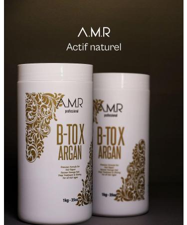 BTOX ARGAN AMR PROFESSIONAL INTENSE REPAIR CARE - FORMOL FREE - For Very Damaged Hair (1 kg) - Buy Online on GoSupps.com