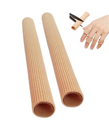 Gel toe caps silicone toe protection finger protection hose bandage finger bandage toe pads toe separator for bubbles chicken eyes pain relief through friction and more 2x15cm