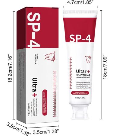 Verdant Touch Probiotic Whitening Cleaning Toothpaste 2 Pack 120ml Freshens Breath Removes Tartar Stain Dental Cleaning - Buy Online on GoSupps.com