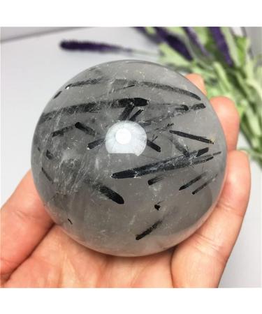 Beautiful Natural Black Tourmaline Crystal Ball Gemstones are for Home Decoration Reiki StonesCrystal Stone Natural Luster - Buy Online on GoSupps.com