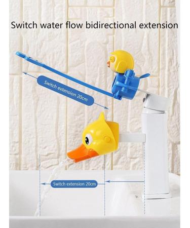 Child-Safe Faucet Handle & Nozzle Extender - Fun Cartoon Silicones Spray-Proof Extension for Easy Use - Buy Online on GoSupps.com