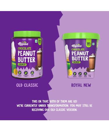 ALPI NO Chocolate Peanut Butter Smooth 1kg - Roasted Peanuts Chocolate Paste Brown Sugar & Sea Salt - 24g Protein Gluten Free Plant Based Peanut Butter Creamy - Brand as Seen on Shark Tank India - Buy Online on GoSupps.com