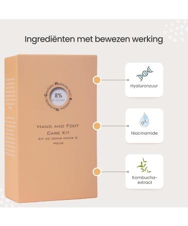 CTEC IK 8 Set Moisturizing and Repairing Foot and Hand Cream Kombucha Hyaluronic Acid and Niacinamide All skin types Without parabens or sulphates 2x100g - Buy Online on GoSupps.com