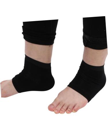 Healeved 10 Pairs Silicone Heel Socks Moisturizing Comfortable Foot Sleeves Cracked Heels Socks Heel Socks for Cracked Heel Moisture Socks for Dry Feet Toeless Socks Replaceable High Heels 14x12cm - Buy Online on GoSupps.com