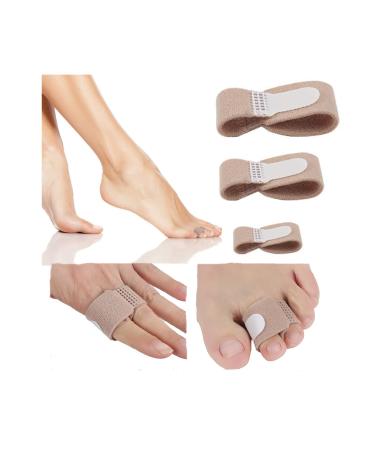 Gneric Toe Straightener Corrector Splint - Broken Toe Wraps Brace Orthopedic Separator Cushioned Bandages Heal Wrap Toe Straighteners for Crooked Toes Align Hallux Valgus (1pc M) 1pc Medium