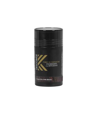 Tricomix Fibre Dark Brown 12gr Volumizing Keratin Fibers With Anti Hair Loss Principles