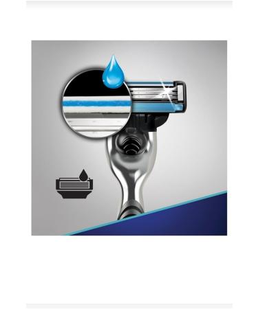 Buy Gillette Mach3 Razor Blue - 1+3 Pack (1 Piece) | International Shipping Available - Buy Online on GoSupps.com