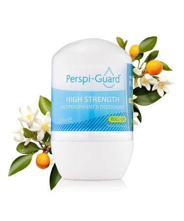 Perspi-Guard Roll-On Deodorant & Powerful Antiperspirant with Neroli - 48-Hour Scented Deodorant for Men & Women to Prevent Sweating and Odor with Aloe Vera & Kojic Acid