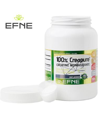 Creatie Monohydrate 100% Pure Creapure | 300g | Ideal for Intensive Sports and Strength Training | Vegan | Optimal Solubility | EFNE |  - Buy Online on GoSupps.com