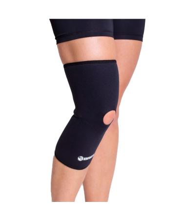 Breg Neoprene Knee Support-Closed Back/Open Patella-Large