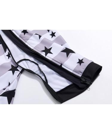 Bonverano Baby Boys Swimsuit - UPF 50+ Toddler Bathing Suit with Full-Length Zipper - 18 Months Star Print - Buy Online on GoSupps.com