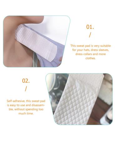 LALAFINA 20pcs Breathable Adhesive for Hats and Collars Absorbent Non-woven Sweat Liner Strips for Clothing Comfortable Absorption - Buy Online on GoSupps.com