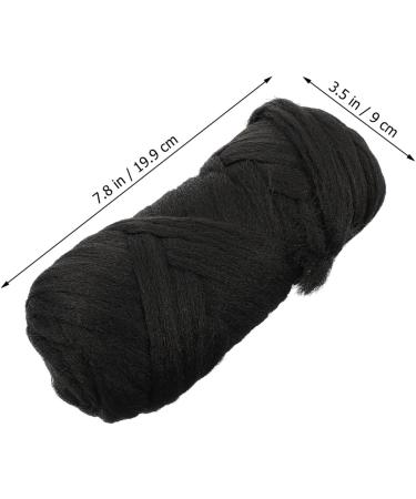 minkissy 2 Rolls Brazilian Wool Braid Clip on Hair Extensions Long Hair Wig Fish Line Extension Multi- Colors Party Highlights Invisible Wire Headband Polypropylene Hair Piece Natural 19.9X9X7CM Black - Buy Online on GoSupps.com