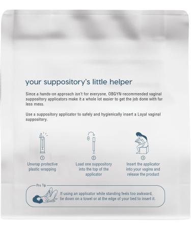 Loyal The Helper Vaginal Suppository Applicators - Efficient, Compact & Comfortable - Fits Most Brands - 30-Pack - Buy Online on GoSupps.com