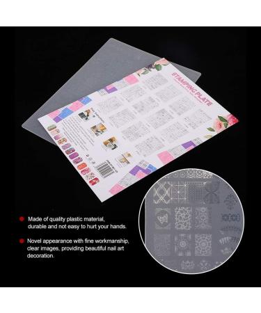 Nail Art Template Plastic Nail Stamping Plates Stencil Manicure Stamping Animal Flower Nail Art Stencil Versatility for Women Kid Art Decoration(XY-B02) - Buy Online on GoSupps.com