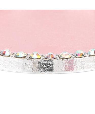 Elegant Pink Gel Nail Display - Faux Pearls & Color Card Plates for Salon Nail Art | International Shipping - Buy Online on GoSupps.com