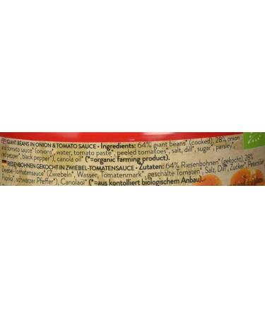 Buy Paliria Organic Giant Beans in Tomato Sauce - 200g | Healthy Gourmet eCommerce - Buy Online on GoSupps.com