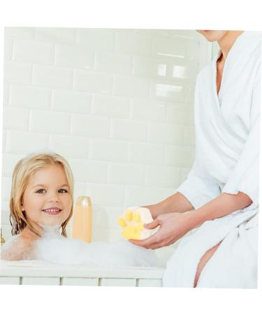 Housoutil 5pcs Children's Bath Sponge Set - Soft Shower Back Scrubber for Kids - Gentle Skin Cleaning Tool - Ideal Bath Ball & Body Scrubber - Buy Online on GoSupps.com