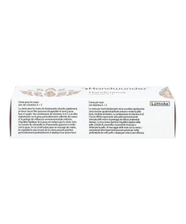 HANDWUNDER Hand Cream with Vitamin E - 75 ml | Nourishing & Hydrating Hand Moisturizer | Fast International Shipping - Buy Online on GoSupps.com