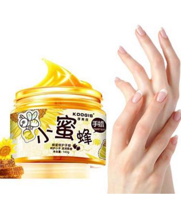 Minkissy Hand Peel Mask Hands Care Paraffin Milk and Honey Moisturizing Peel Off Hand Wax Mask Exfoliating Hand Peeling Mask - Buy Online on GoSupps.com